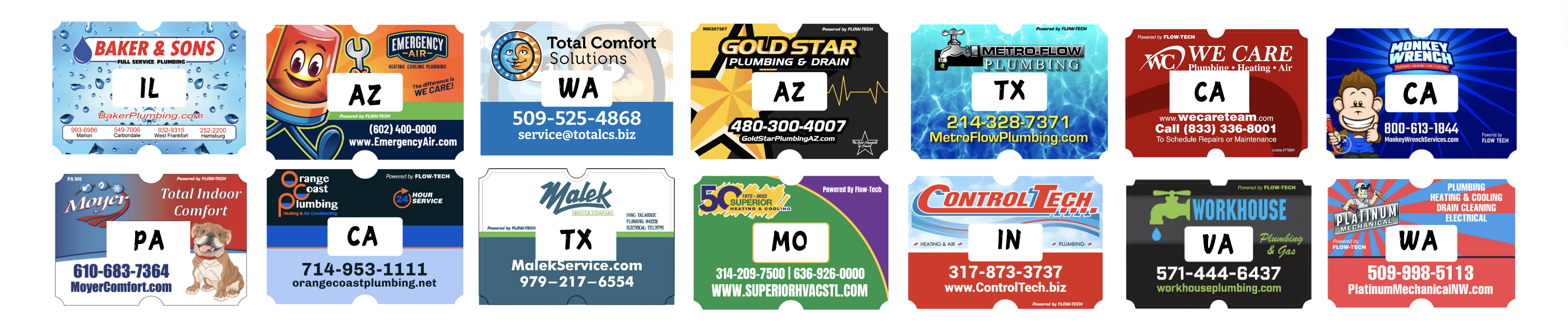 Custom Flow-Tech Labels