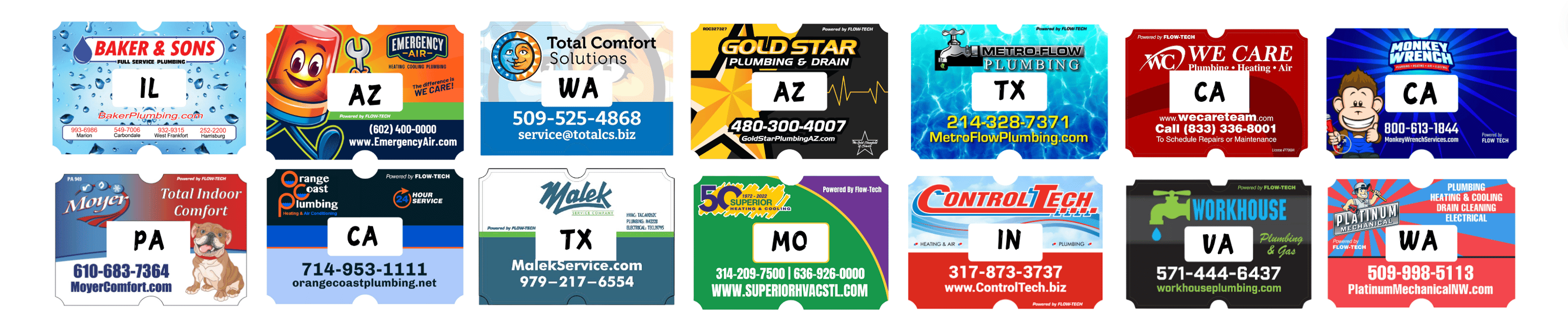 Custom Flow-Tech Labels